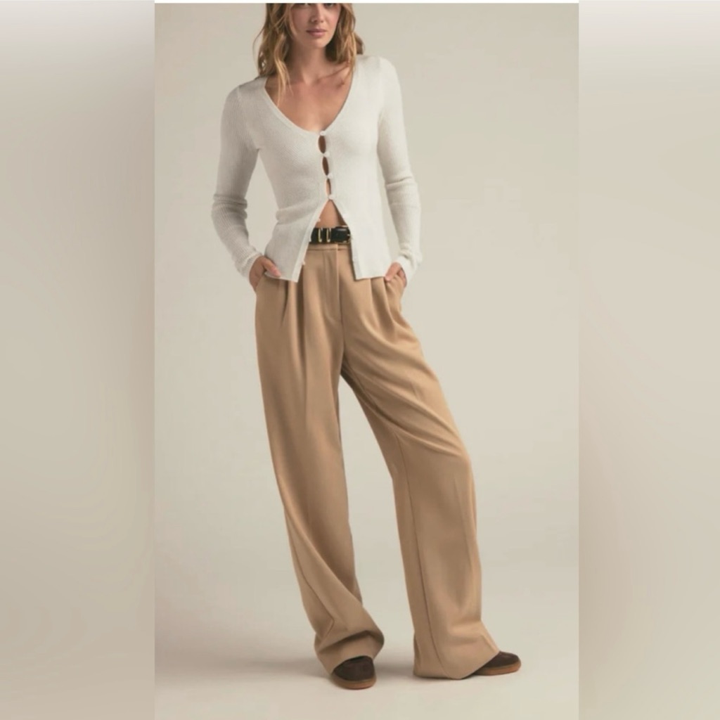 Favorite Daughter The Favorite Pant Size 8 Formal Long Wide Nwt $218 Msrp